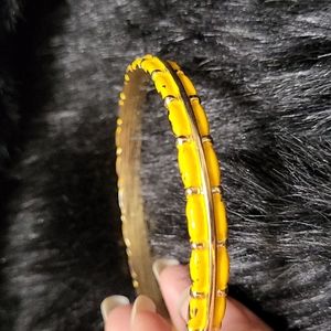 Crown Trifari yellow bracelet